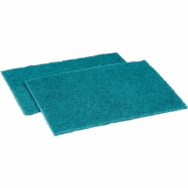 Bsc Preferred Genuine Joe Scouring Pad, Medium-duty, 3-1/2inx3-1/2in, Green, 20PK GJO18422